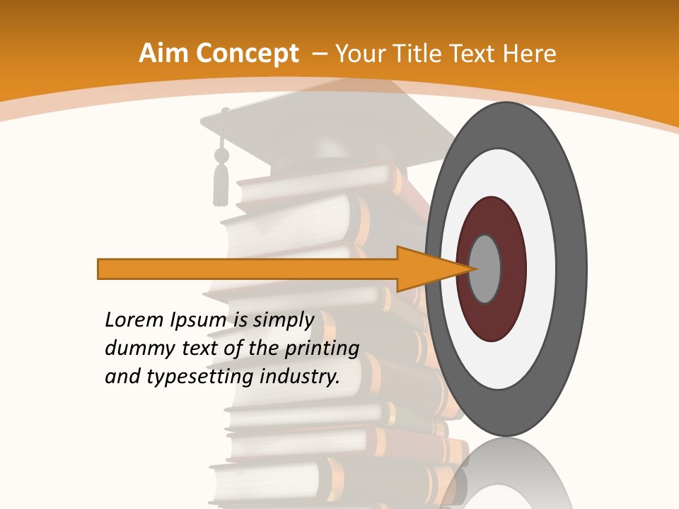 Educational Symbol Book PowerPoint Template
