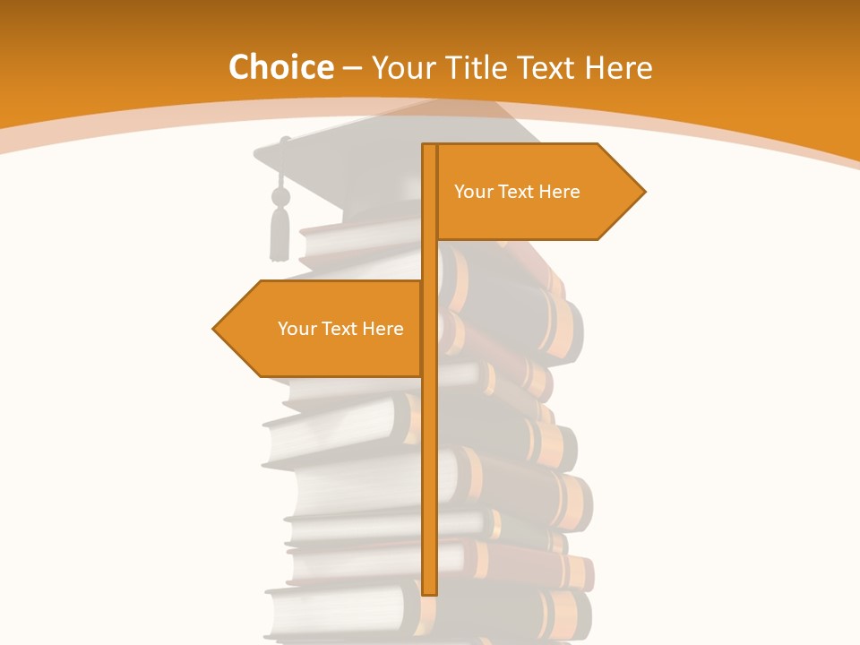 Educational Symbol Book PowerPoint Template