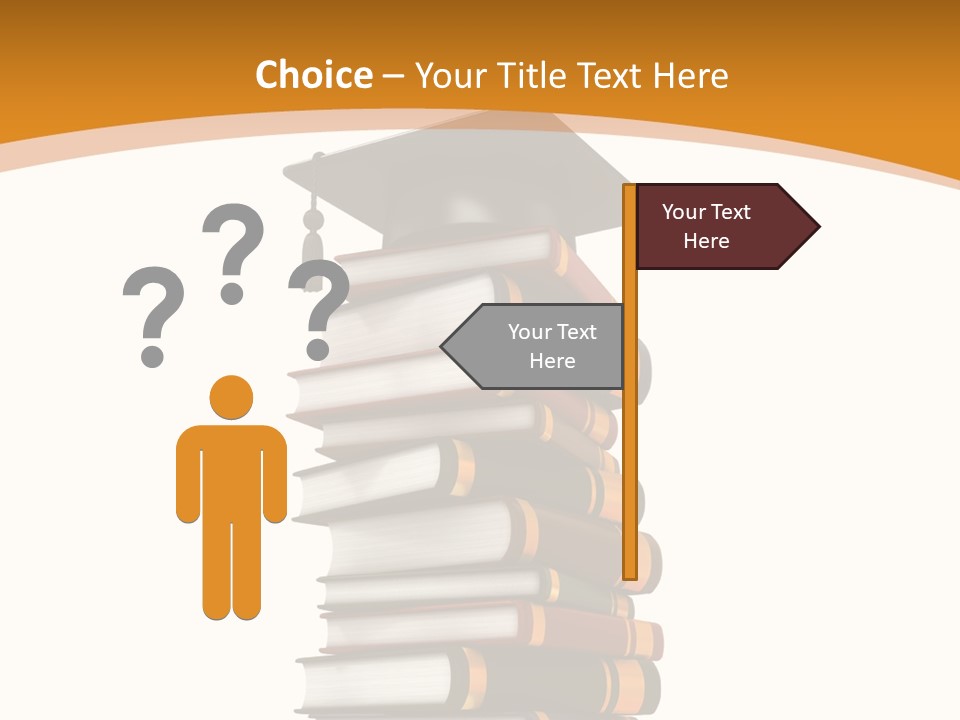 Educational Symbol Book PowerPoint Template