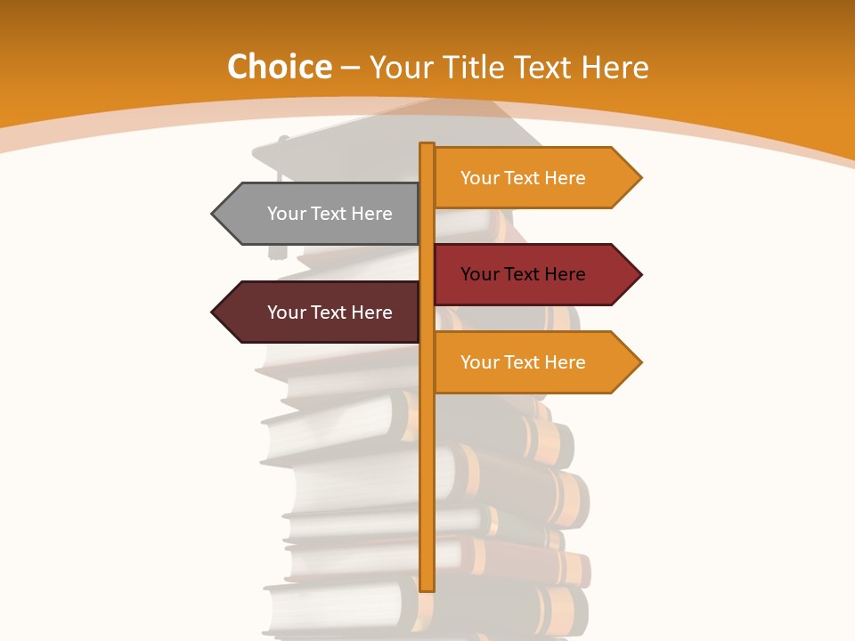 Educational Symbol Book PowerPoint Template