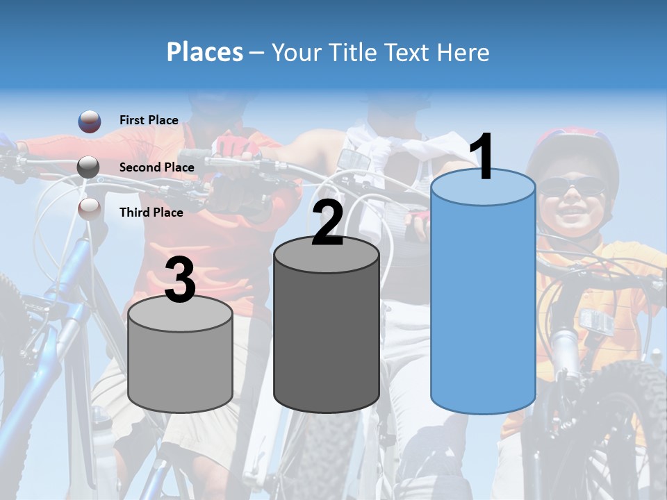 Blue Racing Son PowerPoint Template
