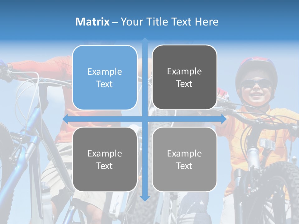 Blue Racing Son PowerPoint Template