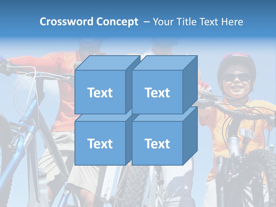 Blue Racing Son PowerPoint Template