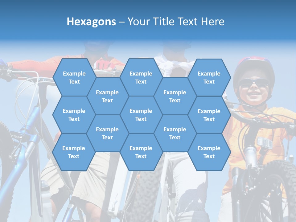 Blue Racing Son PowerPoint Template