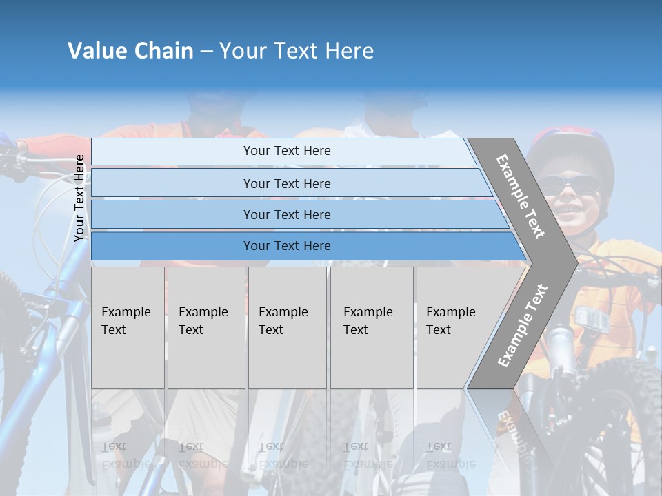 Blue Racing Son PowerPoint Template