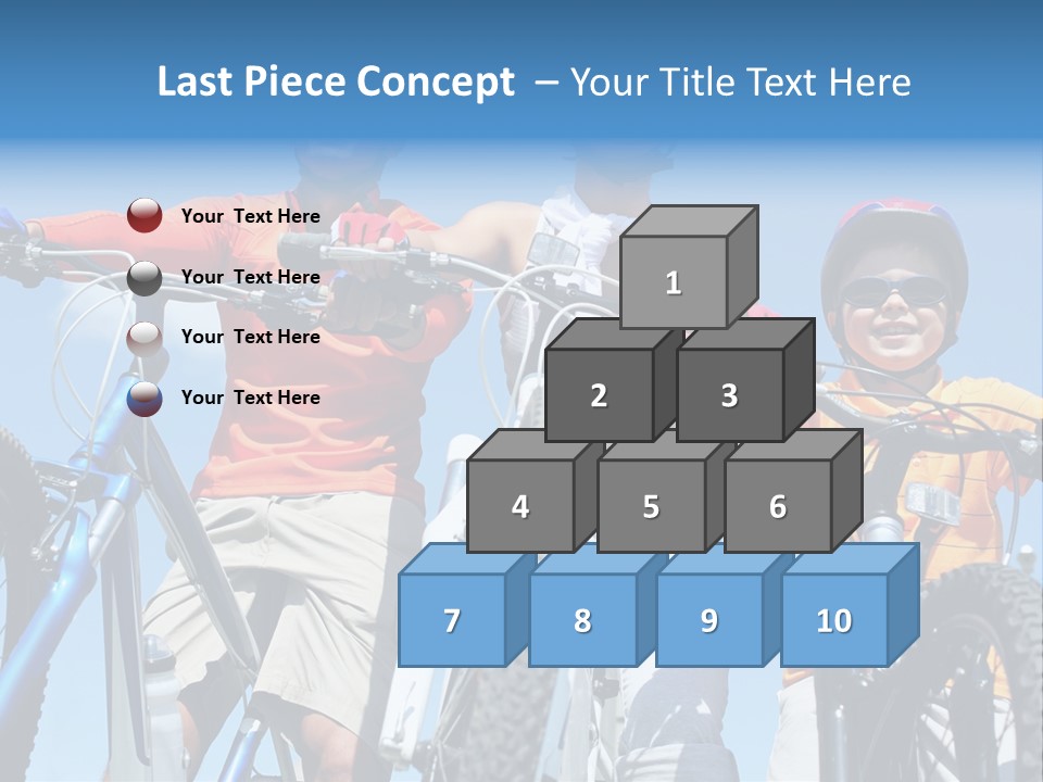 Blue Racing Son PowerPoint Template