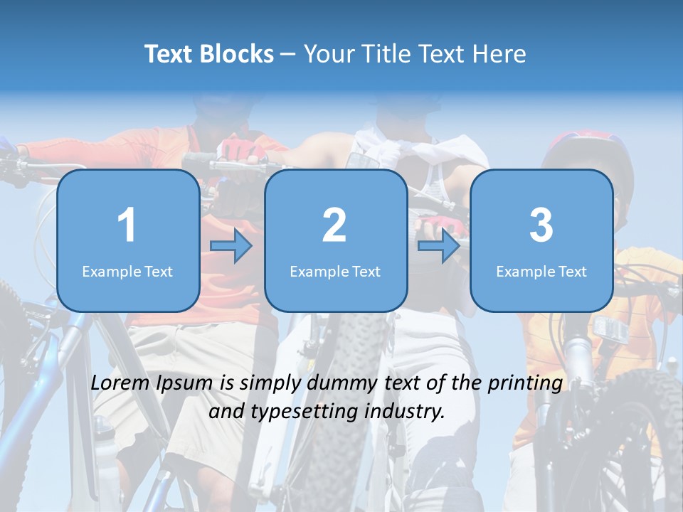 Blue Racing Son PowerPoint Template