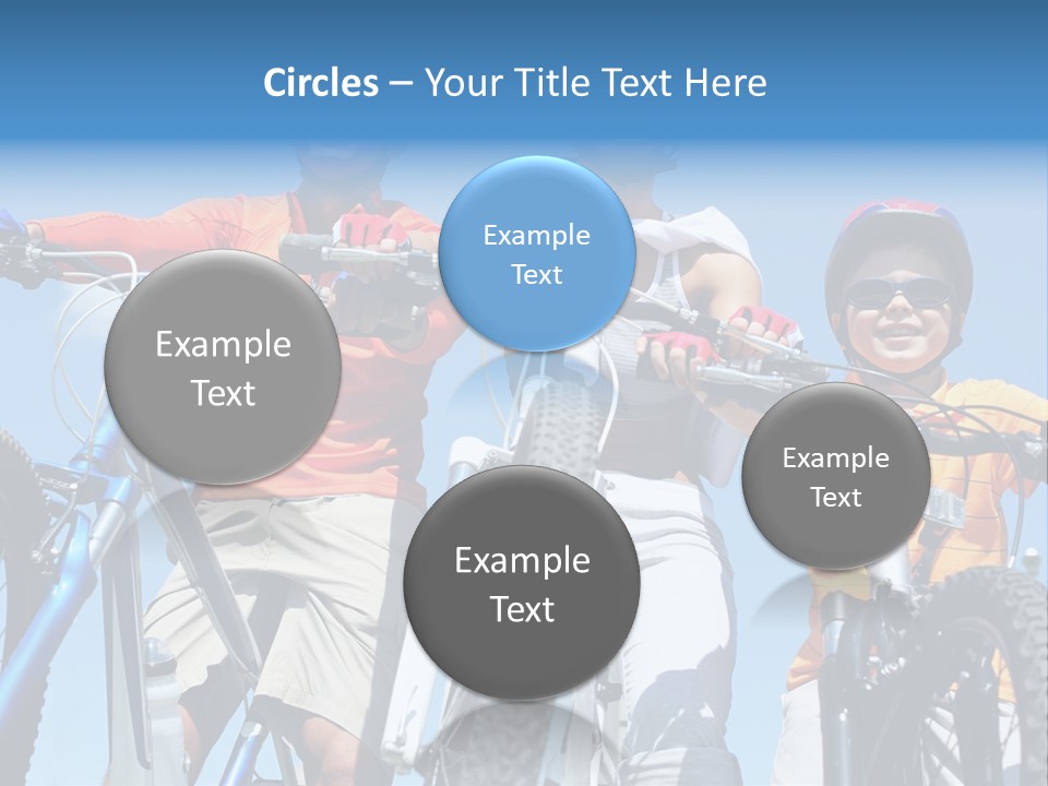 Blue Racing Son PowerPoint Template