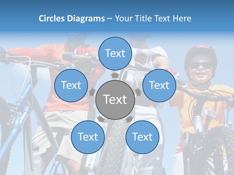 Blue Racing Son PowerPoint Template