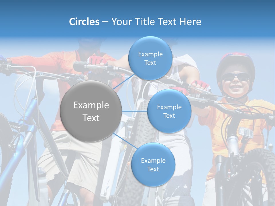 Blue Racing Son PowerPoint Template