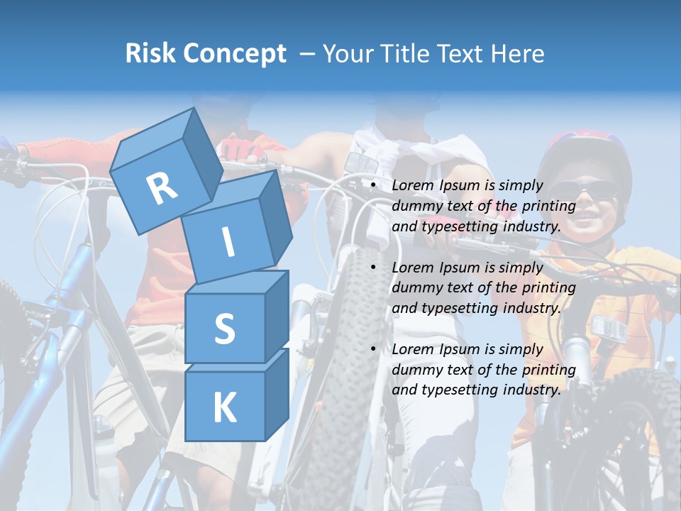 Blue Racing Son PowerPoint Template