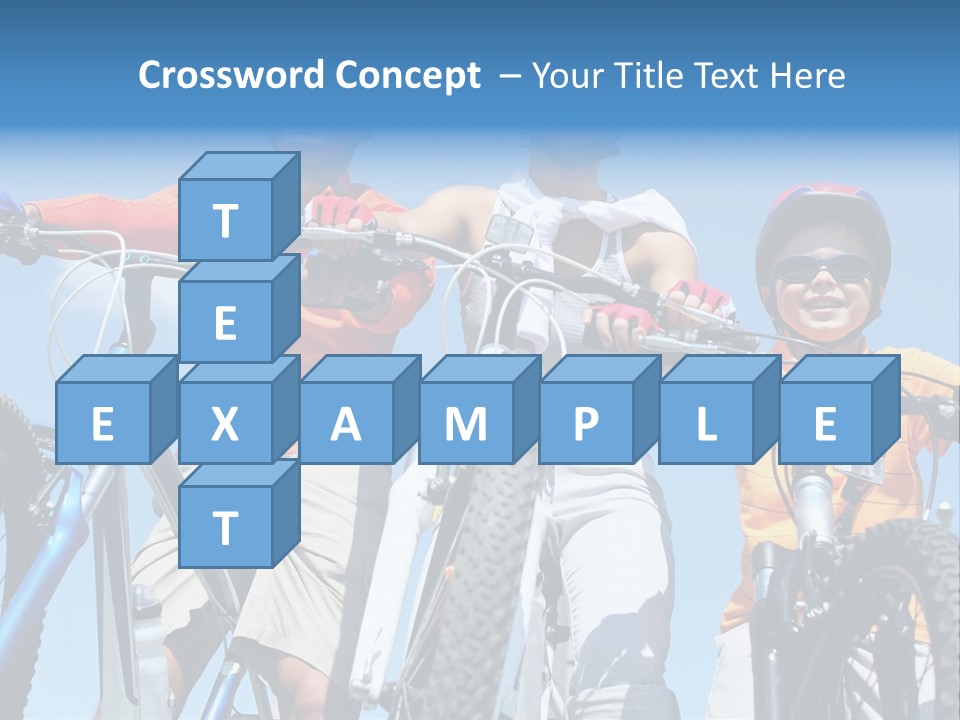 Blue Racing Son PowerPoint Template