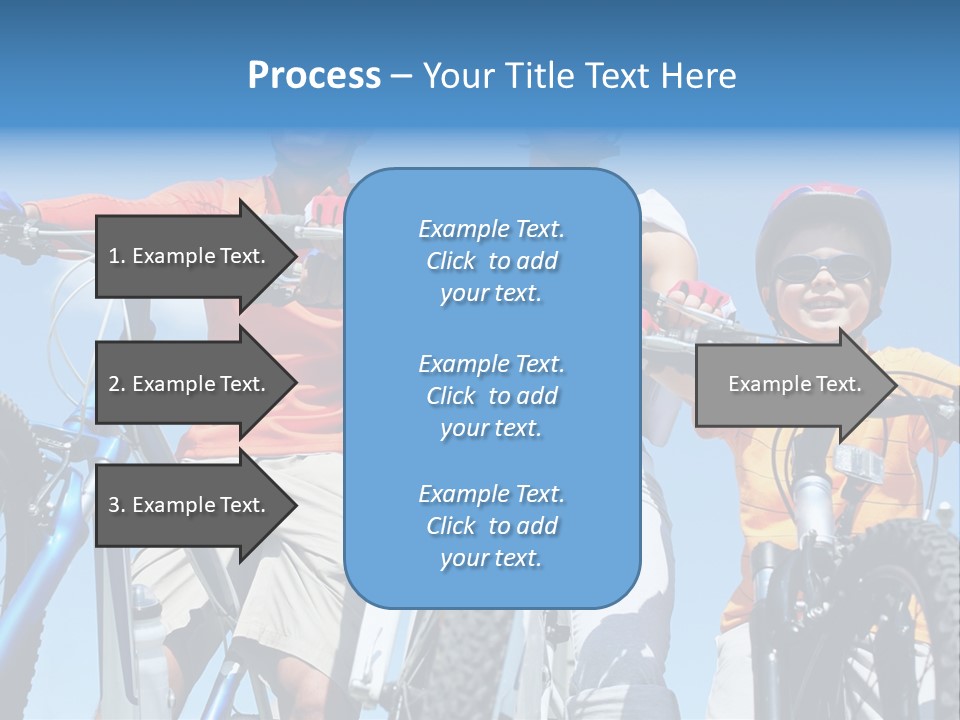 Blue Racing Son PowerPoint Template