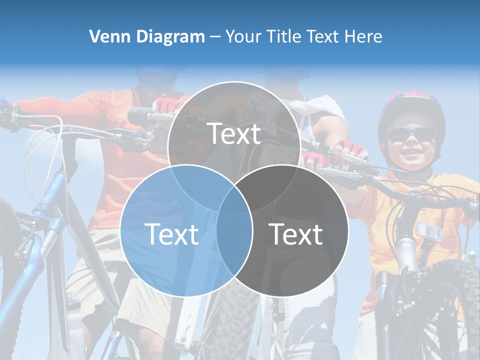 Blue Racing Son PowerPoint Template