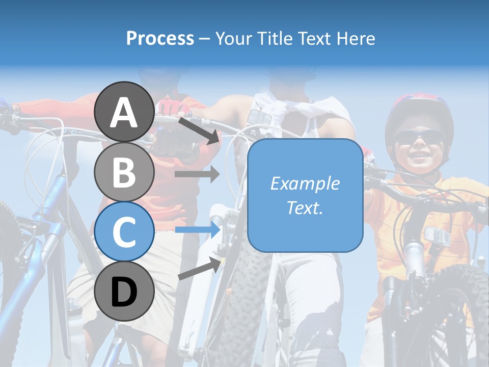 Blue Racing Son PowerPoint Template