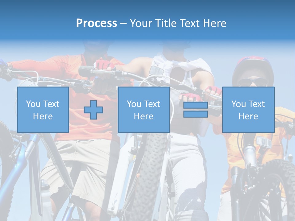 Blue Racing Son PowerPoint Template