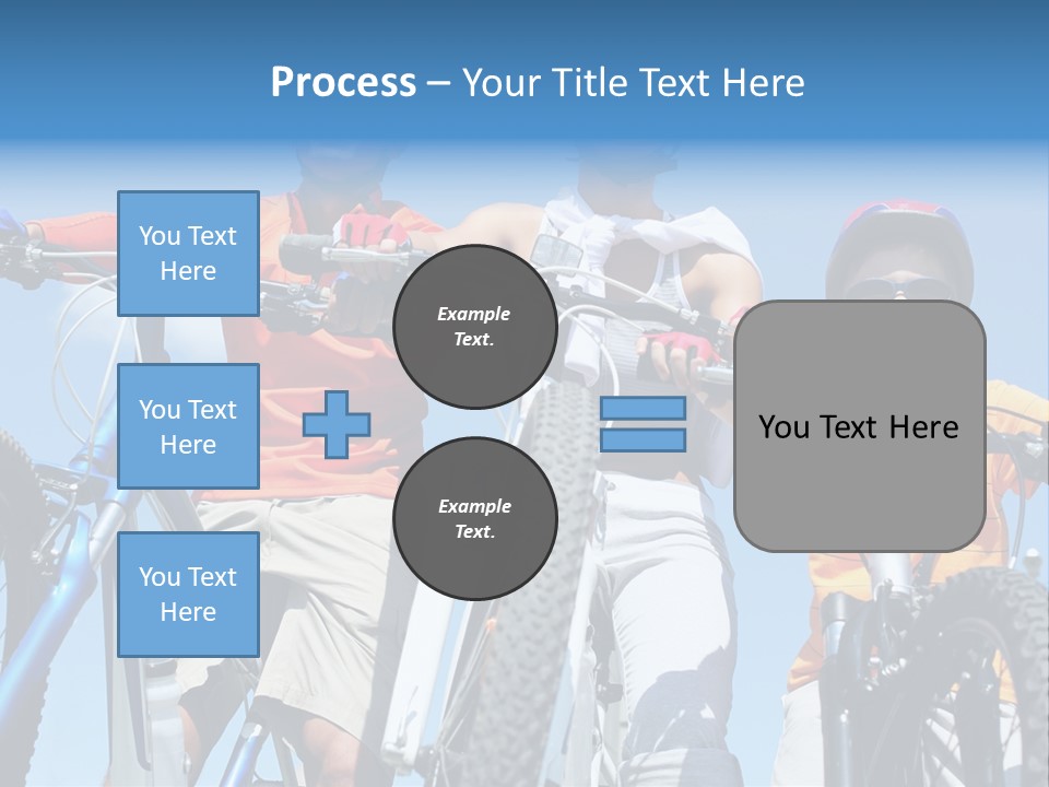 Blue Racing Son PowerPoint Template