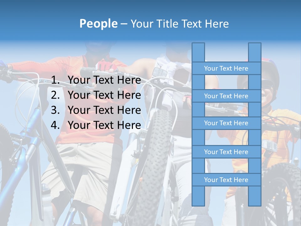 Blue Racing Son PowerPoint Template