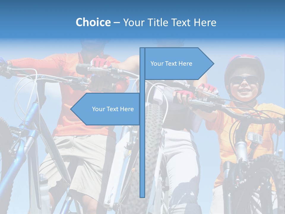 Blue Racing Son PowerPoint Template