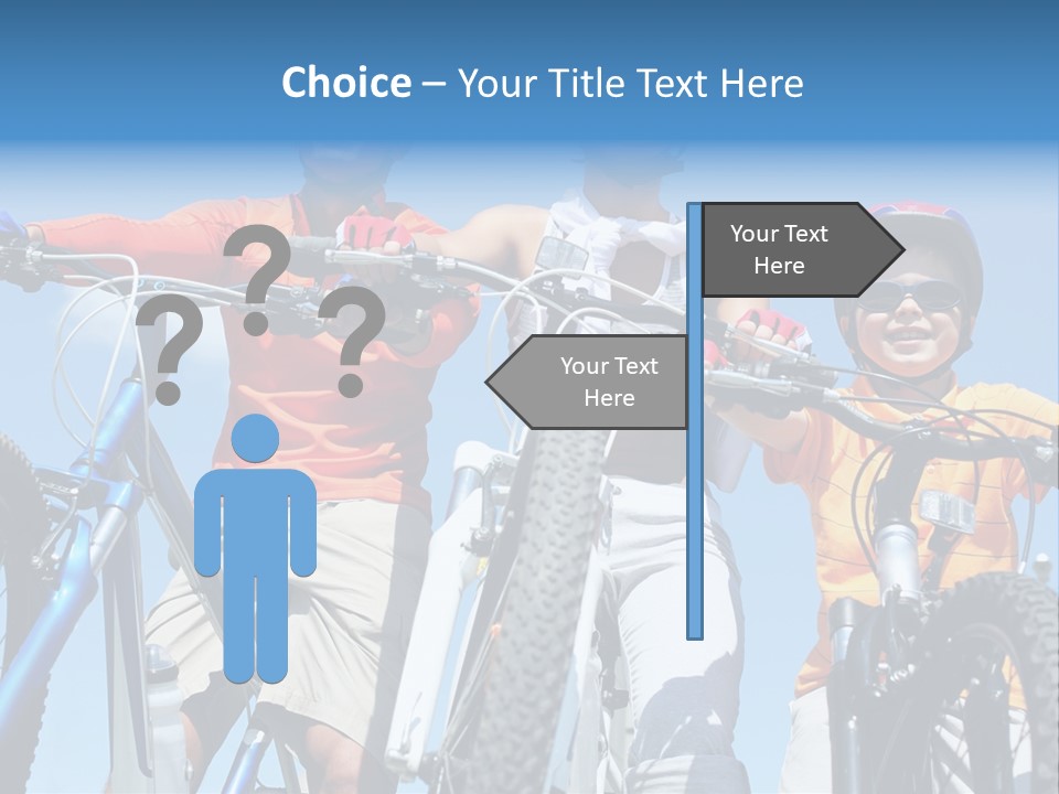 Blue Racing Son PowerPoint Template