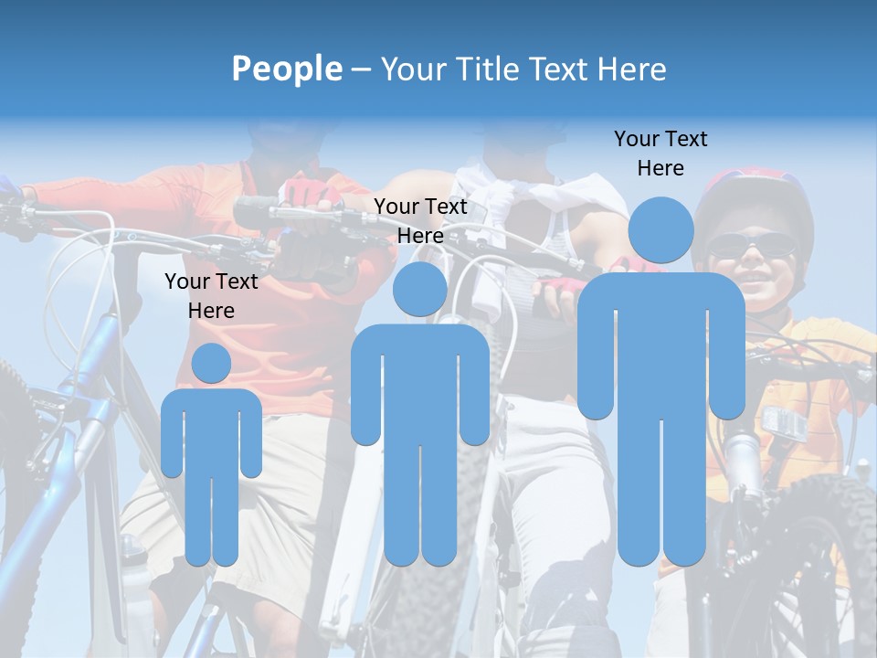 Blue Racing Son PowerPoint Template