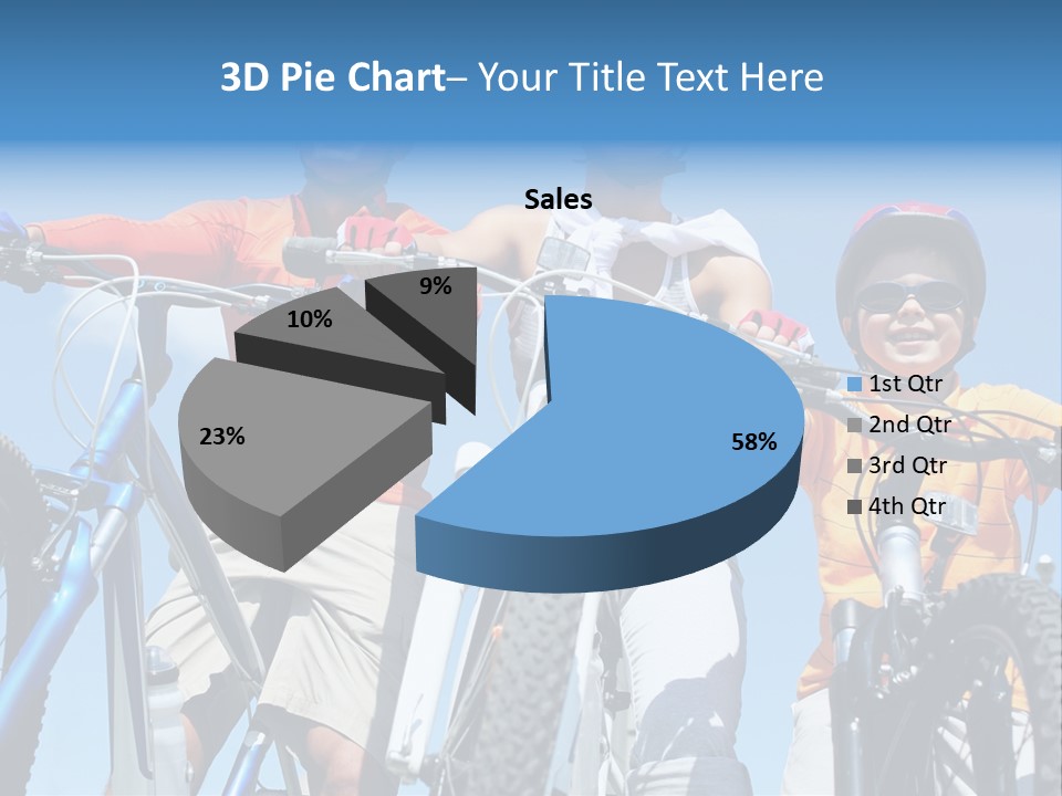 Blue Racing Son PowerPoint Template
