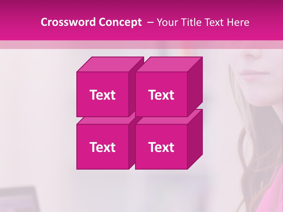 Wireless Teenager Caucasian PowerPoint Template