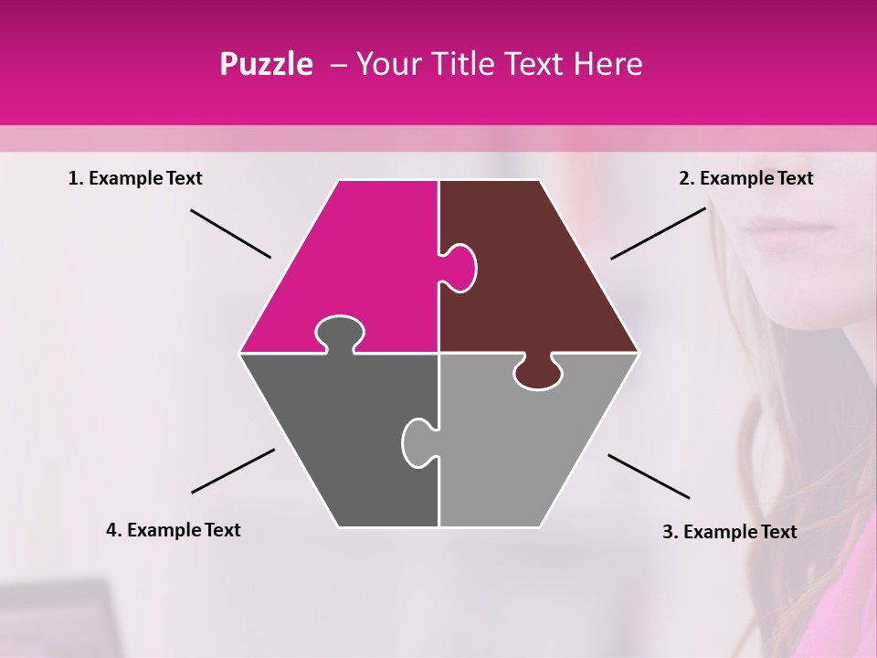 Wireless Teenager Caucasian PowerPoint Template