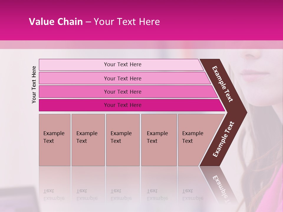 Wireless Teenager Caucasian PowerPoint Template