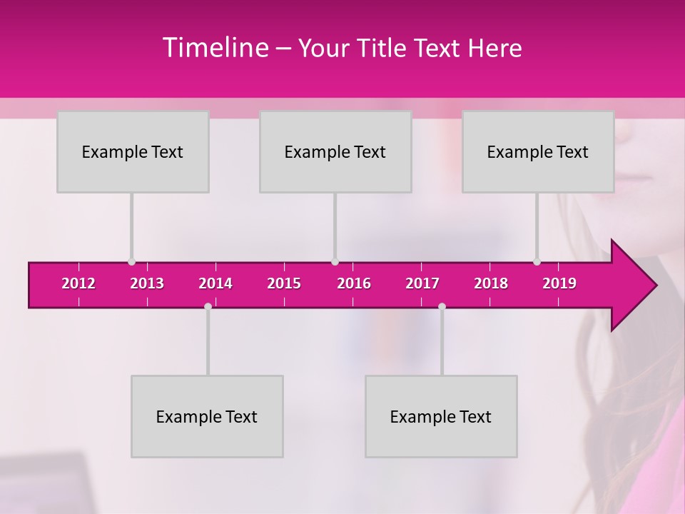 Wireless Teenager Caucasian PowerPoint Template