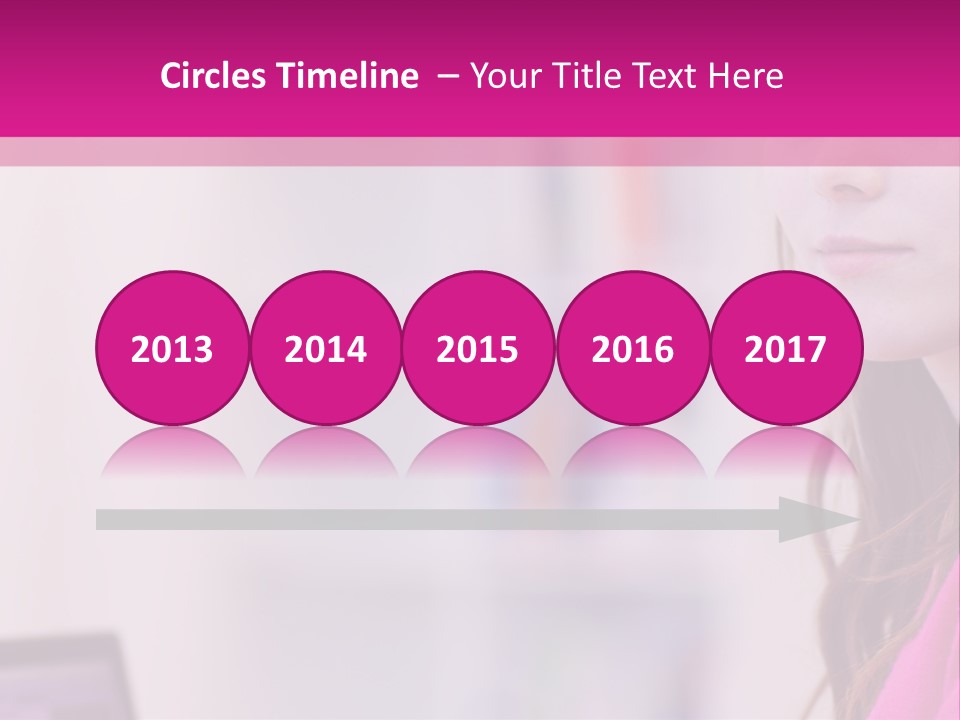 Wireless Teenager Caucasian PowerPoint Template