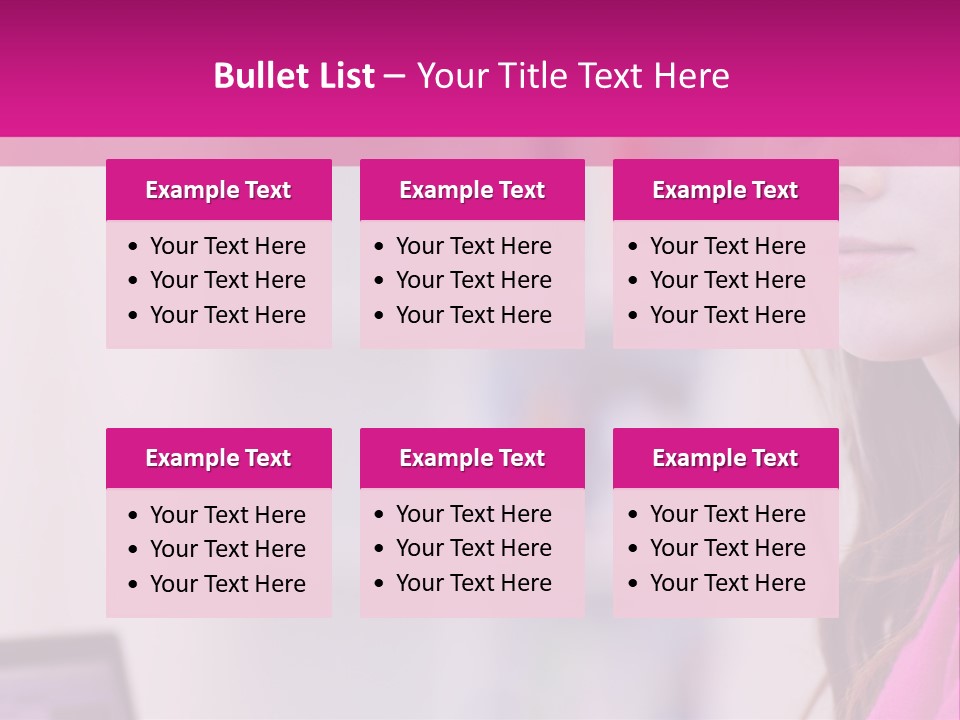 Wireless Teenager Caucasian PowerPoint Template