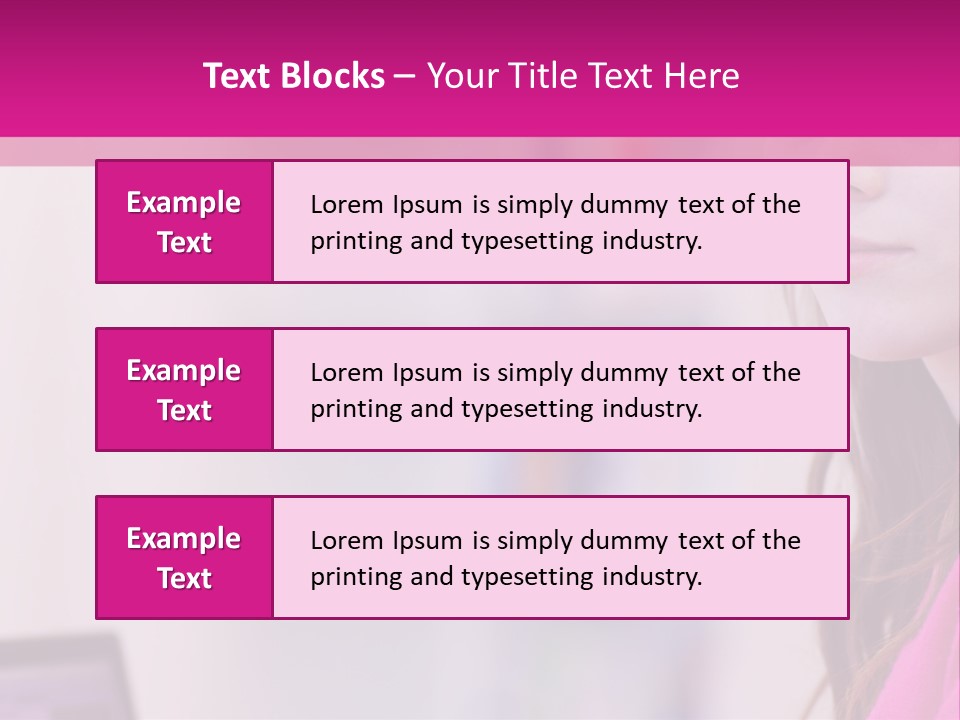 Wireless Teenager Caucasian PowerPoint Template