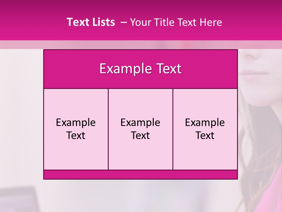 Wireless Teenager Caucasian PowerPoint Template