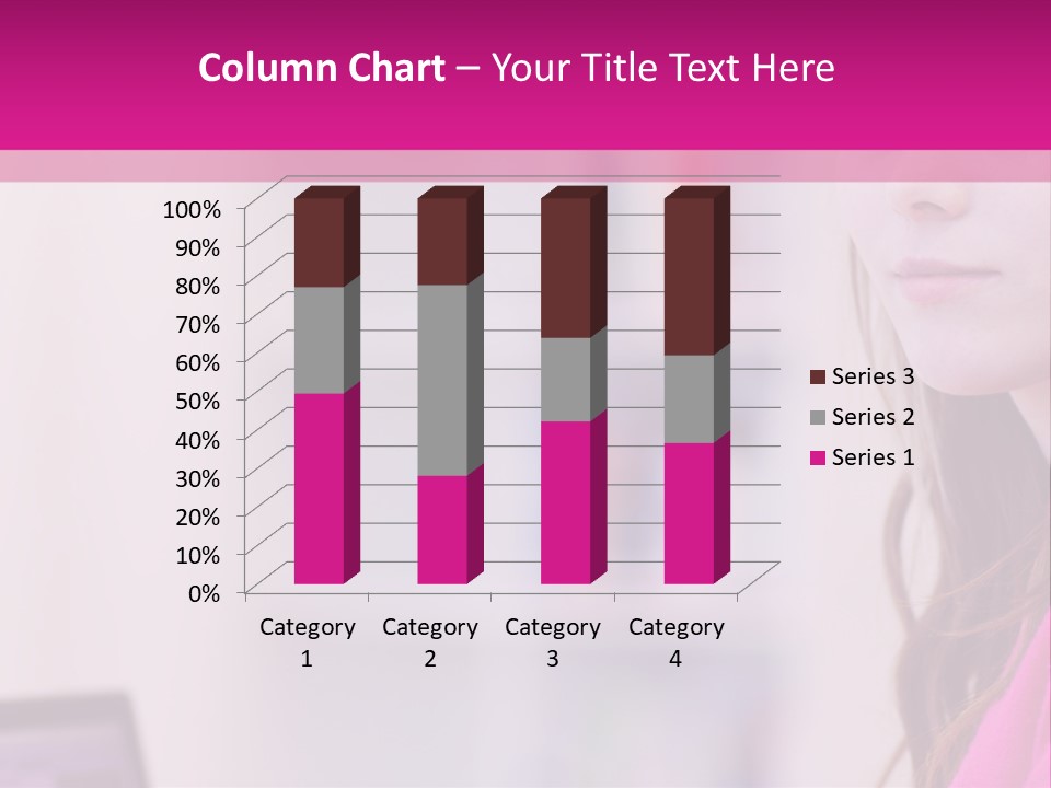 Wireless Teenager Caucasian PowerPoint Template