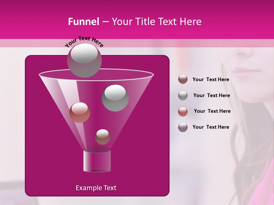 Wireless Teenager Caucasian PowerPoint Template