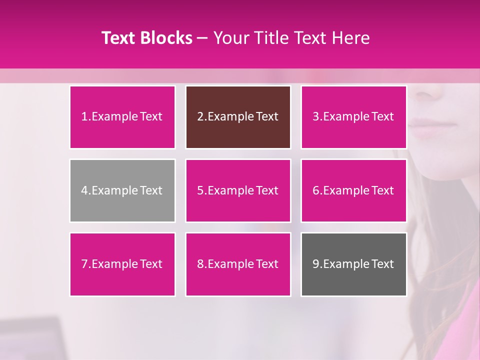 Wireless Teenager Caucasian PowerPoint Template