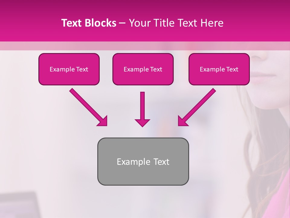 Wireless Teenager Caucasian PowerPoint Template