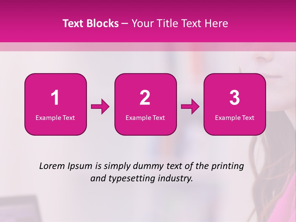 Wireless Teenager Caucasian PowerPoint Template