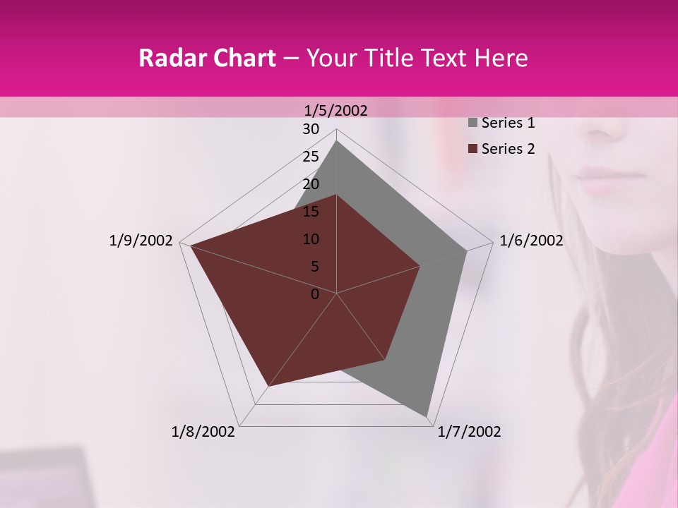Wireless Teenager Caucasian PowerPoint Template