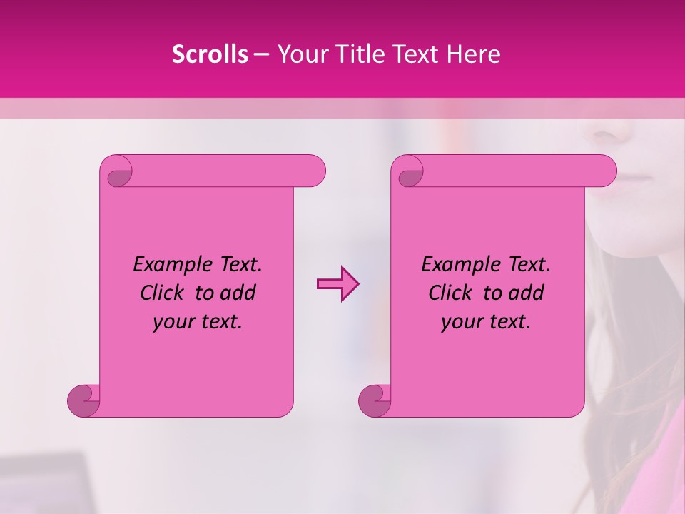 Wireless Teenager Caucasian PowerPoint Template