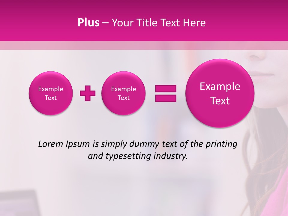 Wireless Teenager Caucasian PowerPoint Template