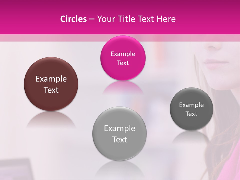 Wireless Teenager Caucasian PowerPoint Template