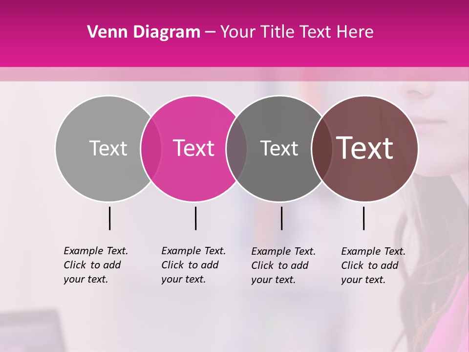 Wireless Teenager Caucasian PowerPoint Template