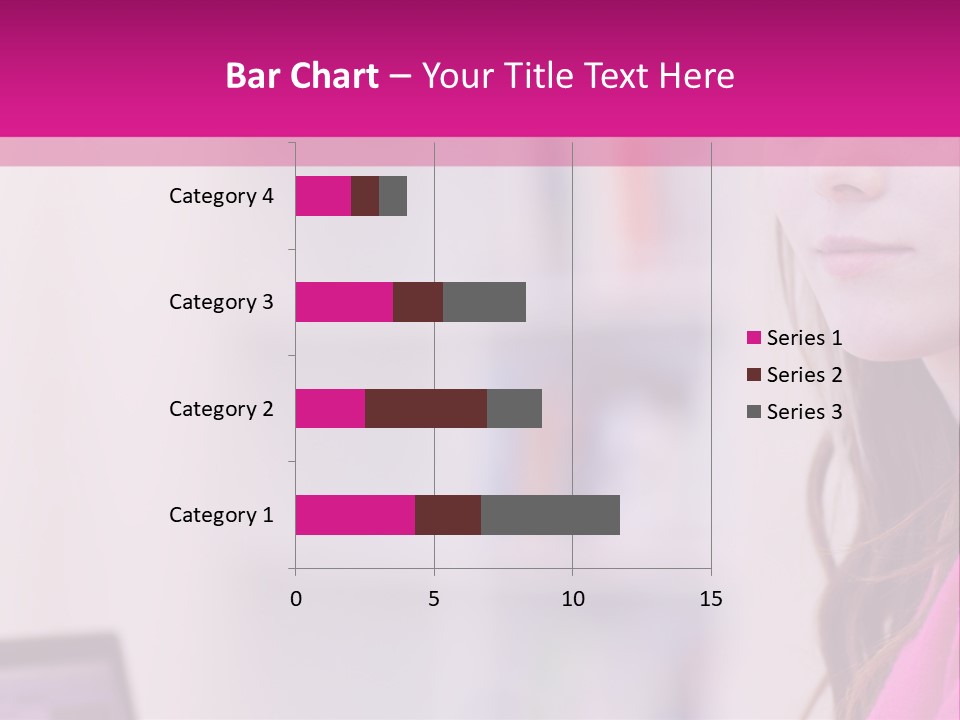 Wireless Teenager Caucasian PowerPoint Template