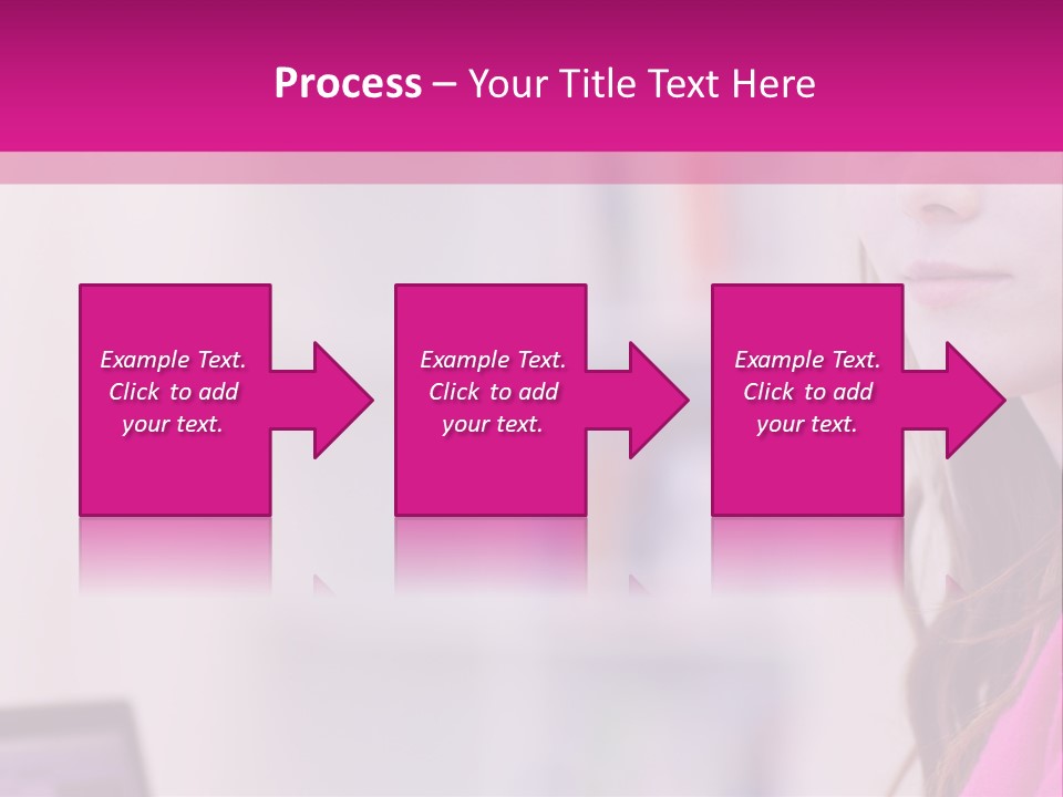 Wireless Teenager Caucasian PowerPoint Template