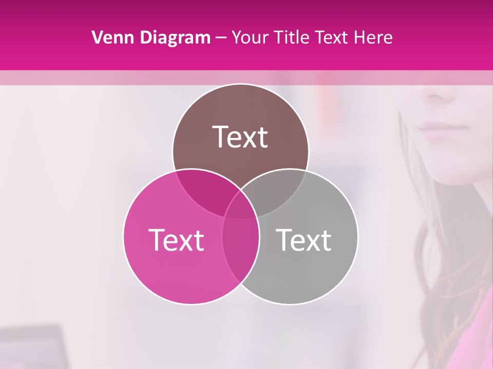 Wireless Teenager Caucasian PowerPoint Template