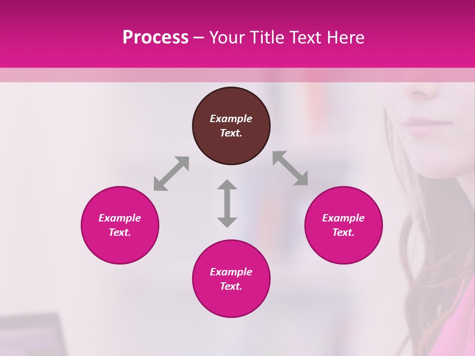 Wireless Teenager Caucasian PowerPoint Template