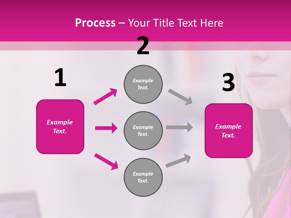 Wireless Teenager Caucasian PowerPoint Template