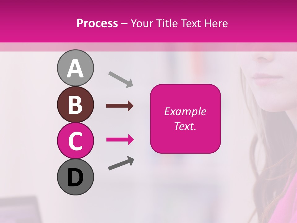 Wireless Teenager Caucasian PowerPoint Template